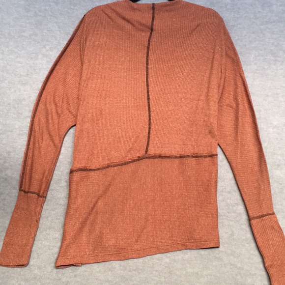 FREE PEOPLE “We the Free” Oversized Long Line Boatneck Dolmen Sleeve Side Split - Picture 2 of 16